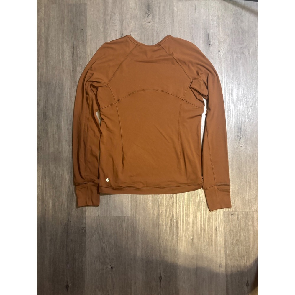 NWT Lululemon It’s Rulu Run Long Sleeve Shirt Roasted Brown Size 10 Running - Picture 4 of 8